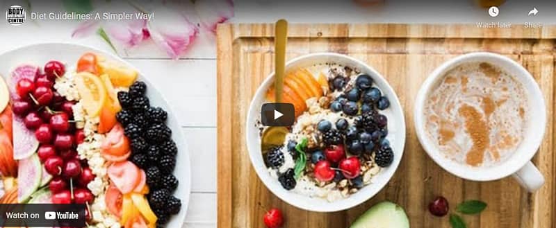 various freshly made fruit and cereal