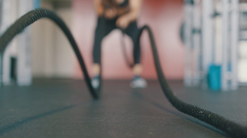 woman in the gym